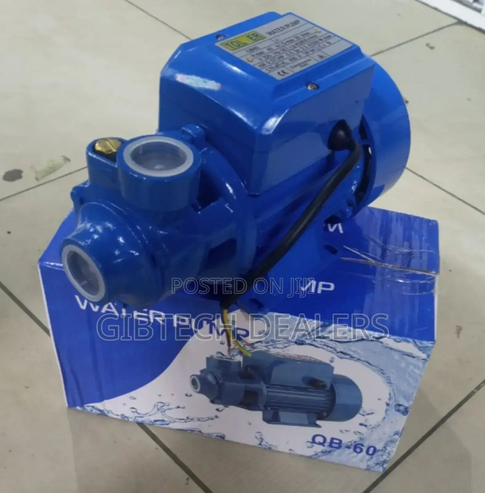 0.5hp Booster Water Pump 40m Head