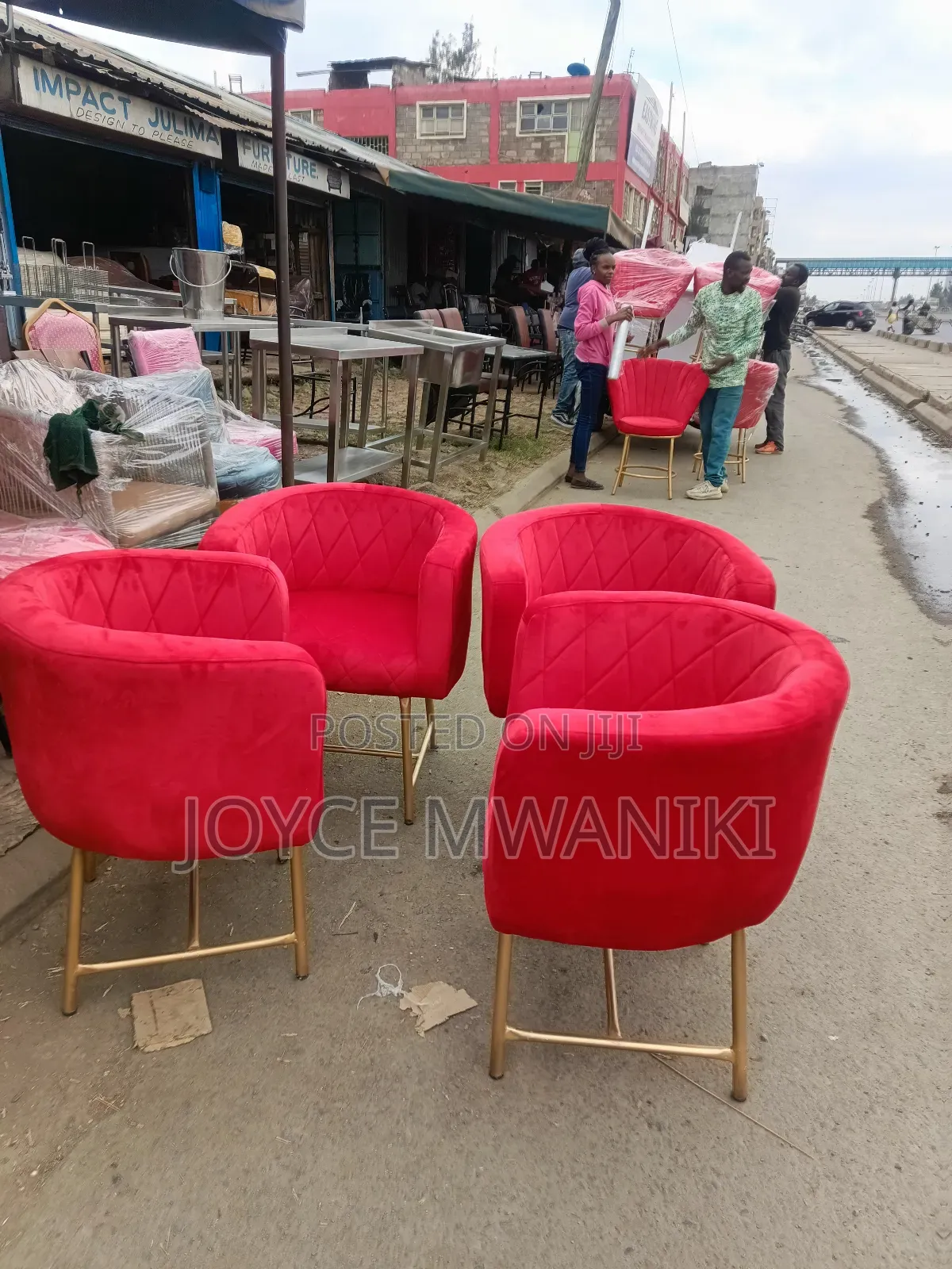 Styling Chairs, Hot Red
