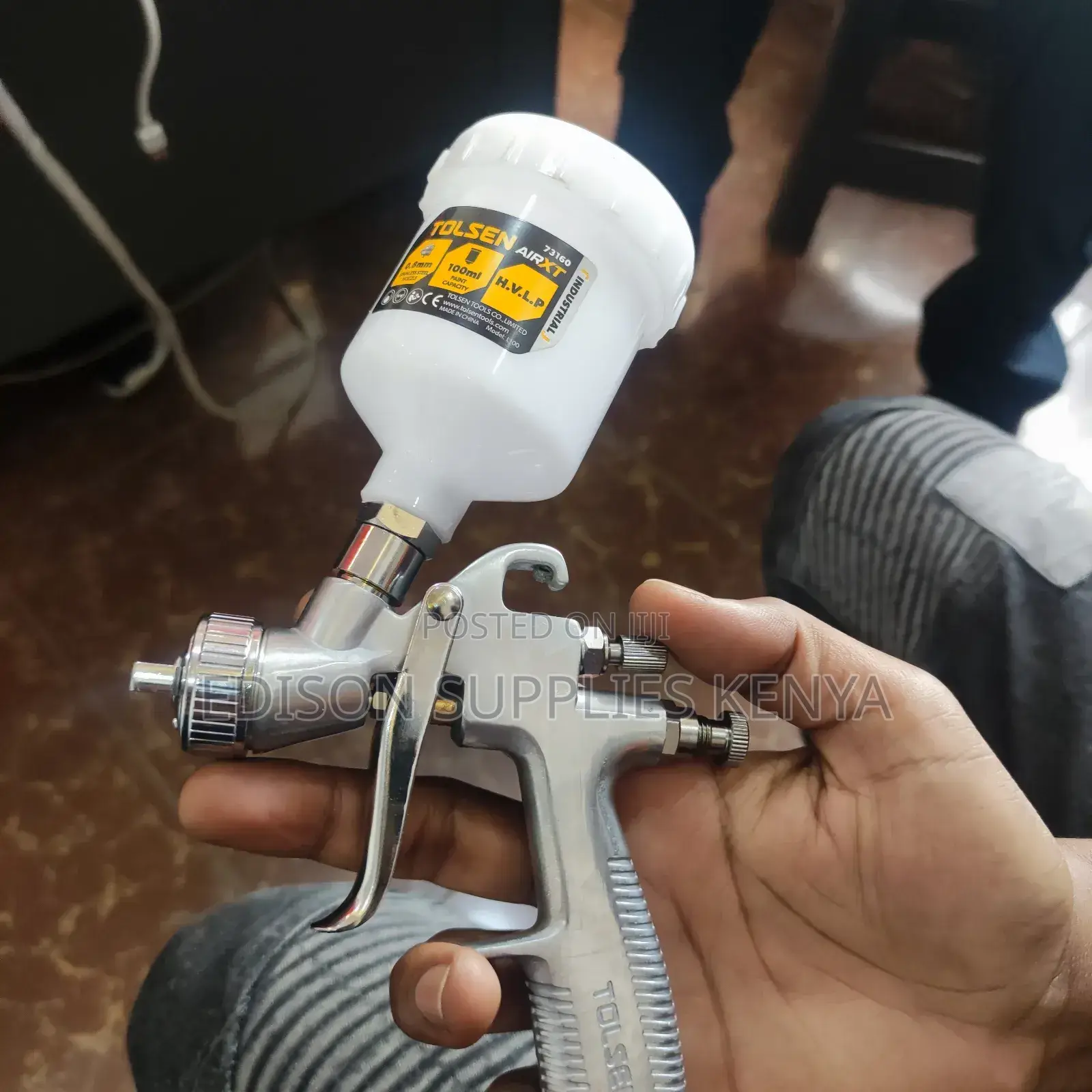 Paint Air Spray Gun 100ml Tolsen Air Spray Gun HVLP