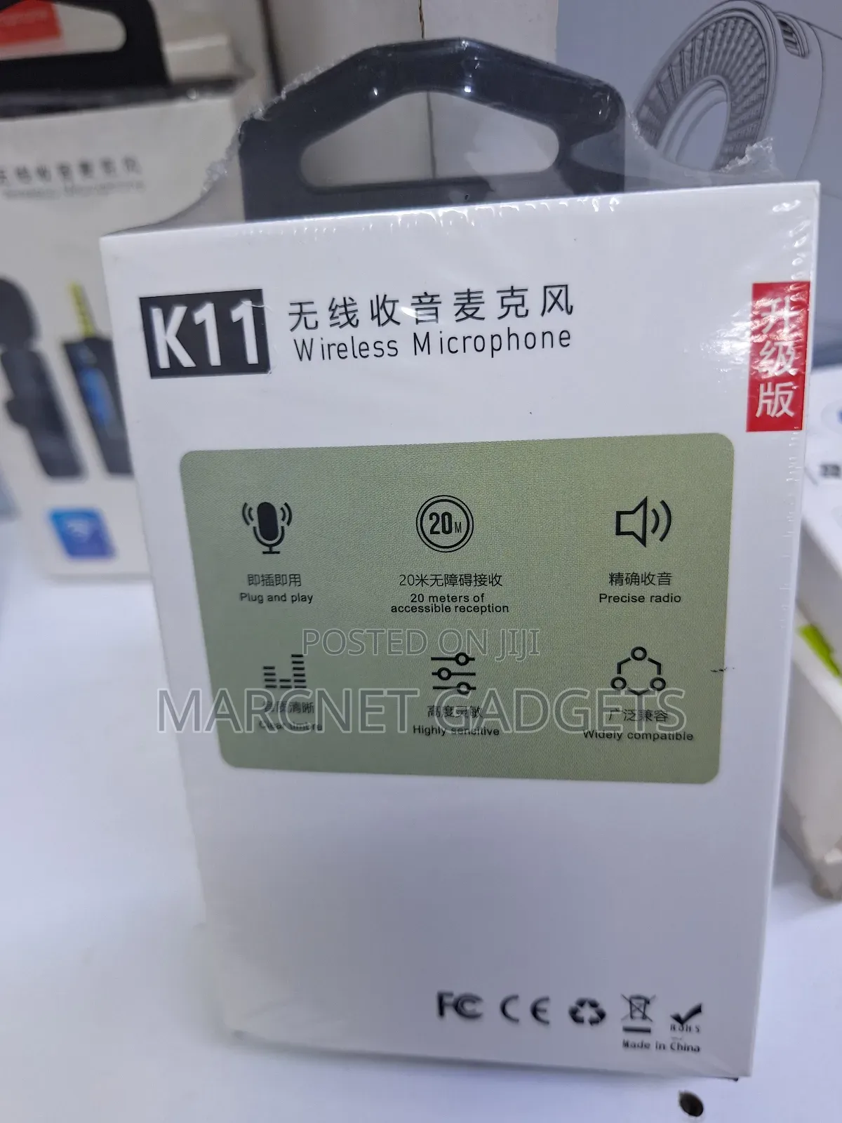Noise Cancellation Lightning iPhone Wireless Microphone