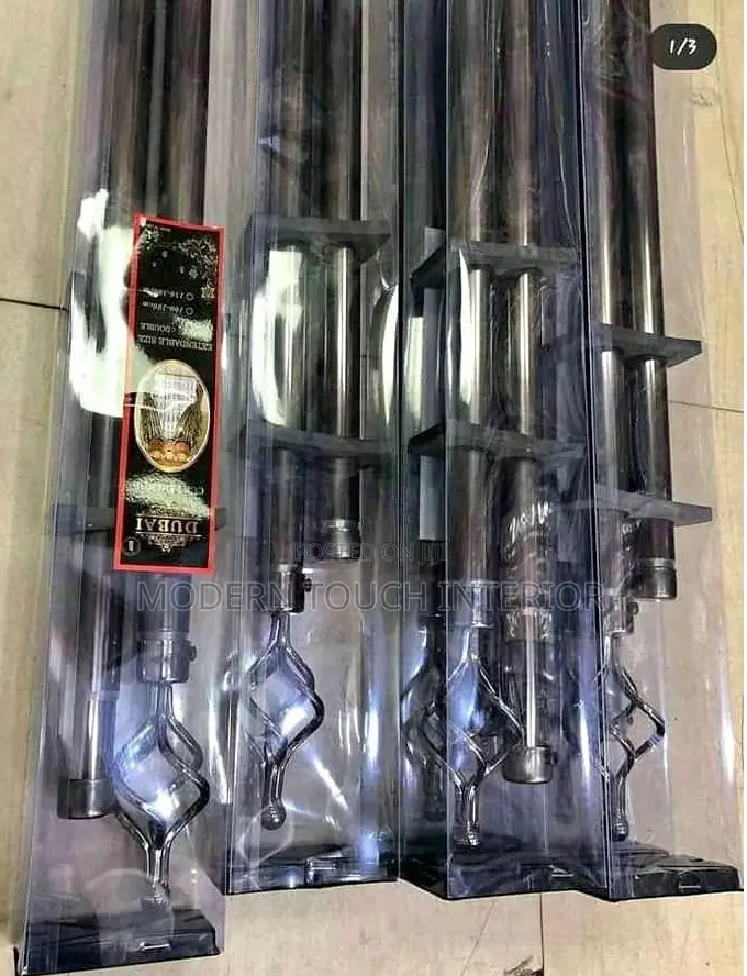 Black 3 Meters Double Curtain Rod