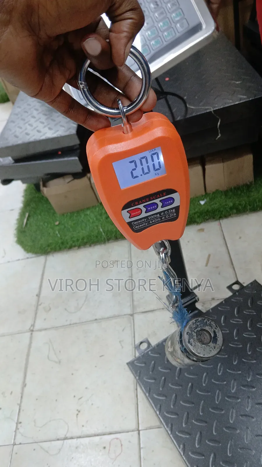 Accurate Digital Weighing Scale 200kgs Mini Crane Scale
