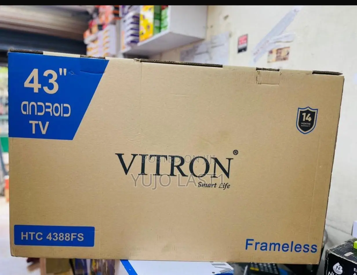 Vitron 43inches Smart Qled Frameless Tv With Bluetooth