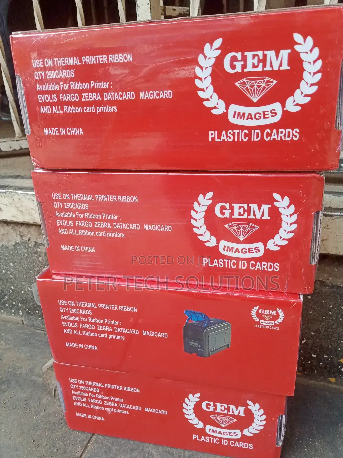 PVC Plastic ID Cards for Ribbons Printers