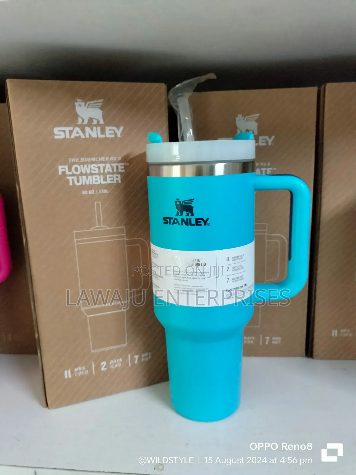 Blue Vacuum Insulated Stanley Cup