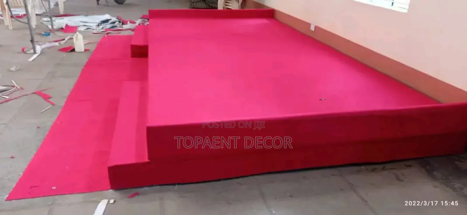 Red Altar Floor Wall to Wall Carpets