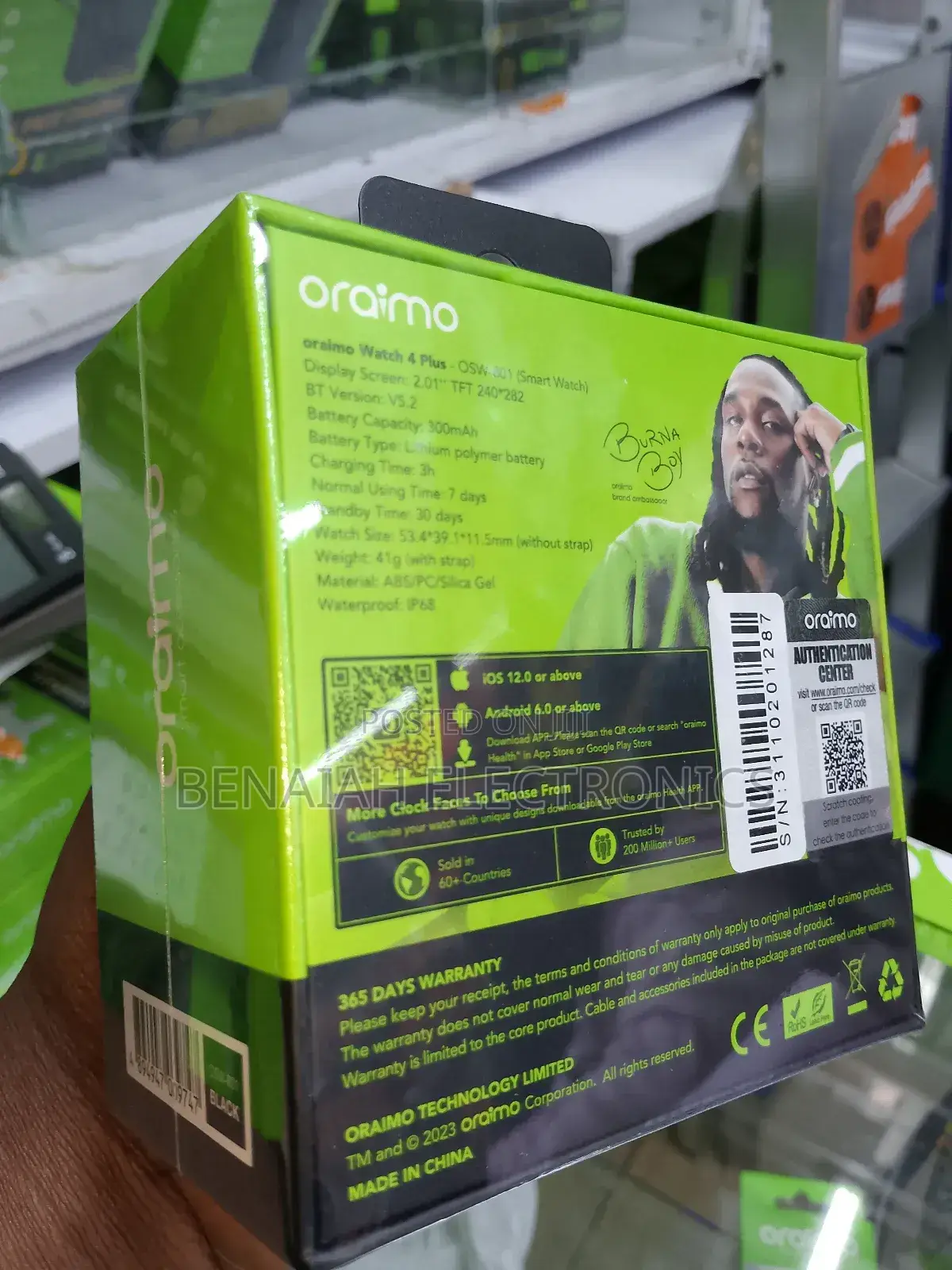 Oraimo Smart Watch 4plus