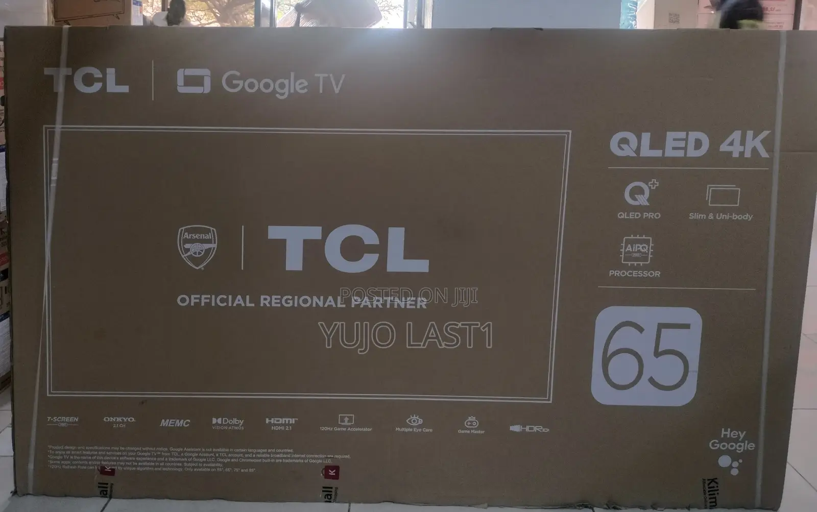 TCL C745 65 Inch QLED Gaming Smart Google TV (Free Gift )