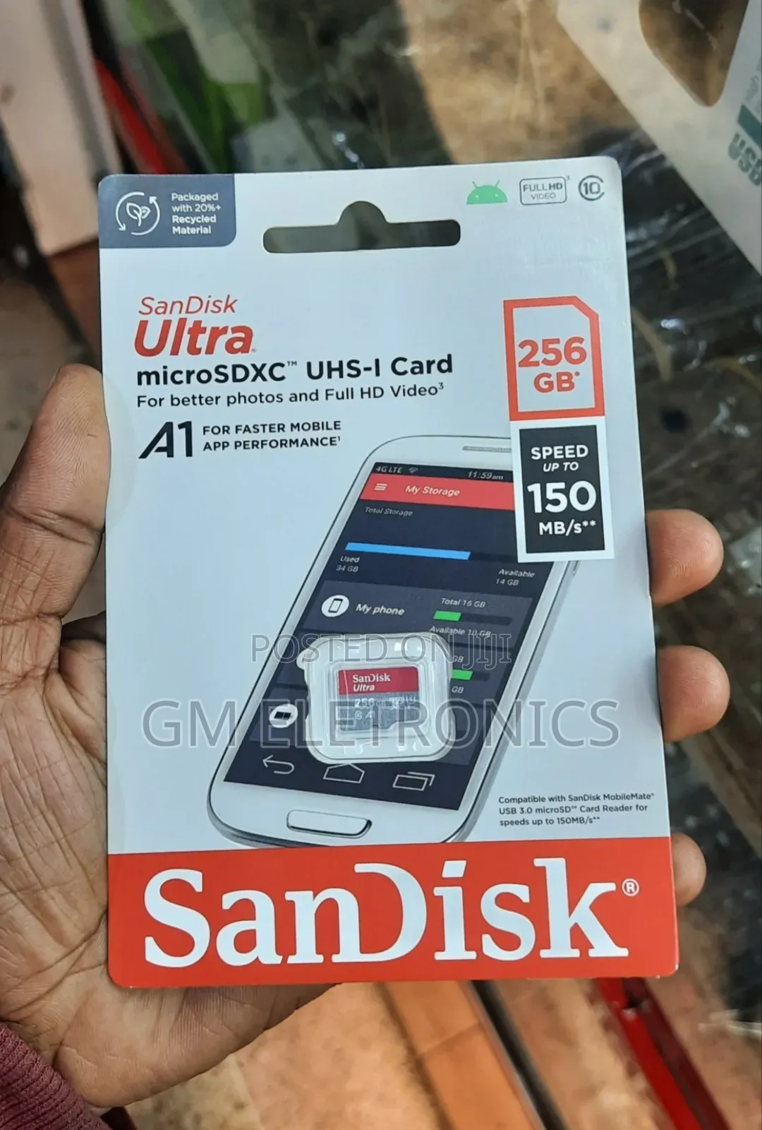 Original 256gb Memory Card for Phones With 150mb/S Speed