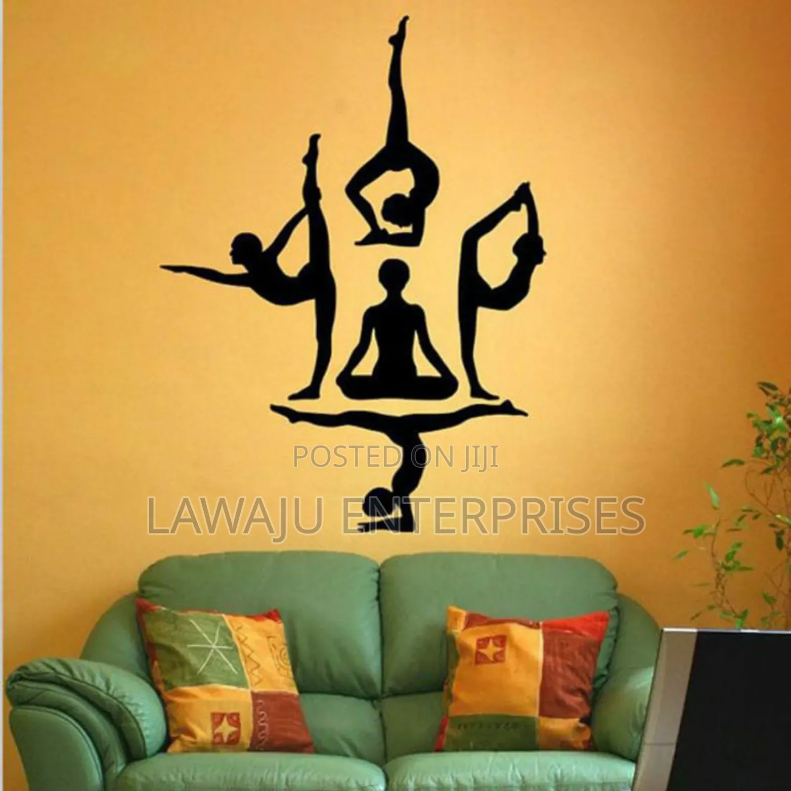 Yoga Pose Wall Sticker