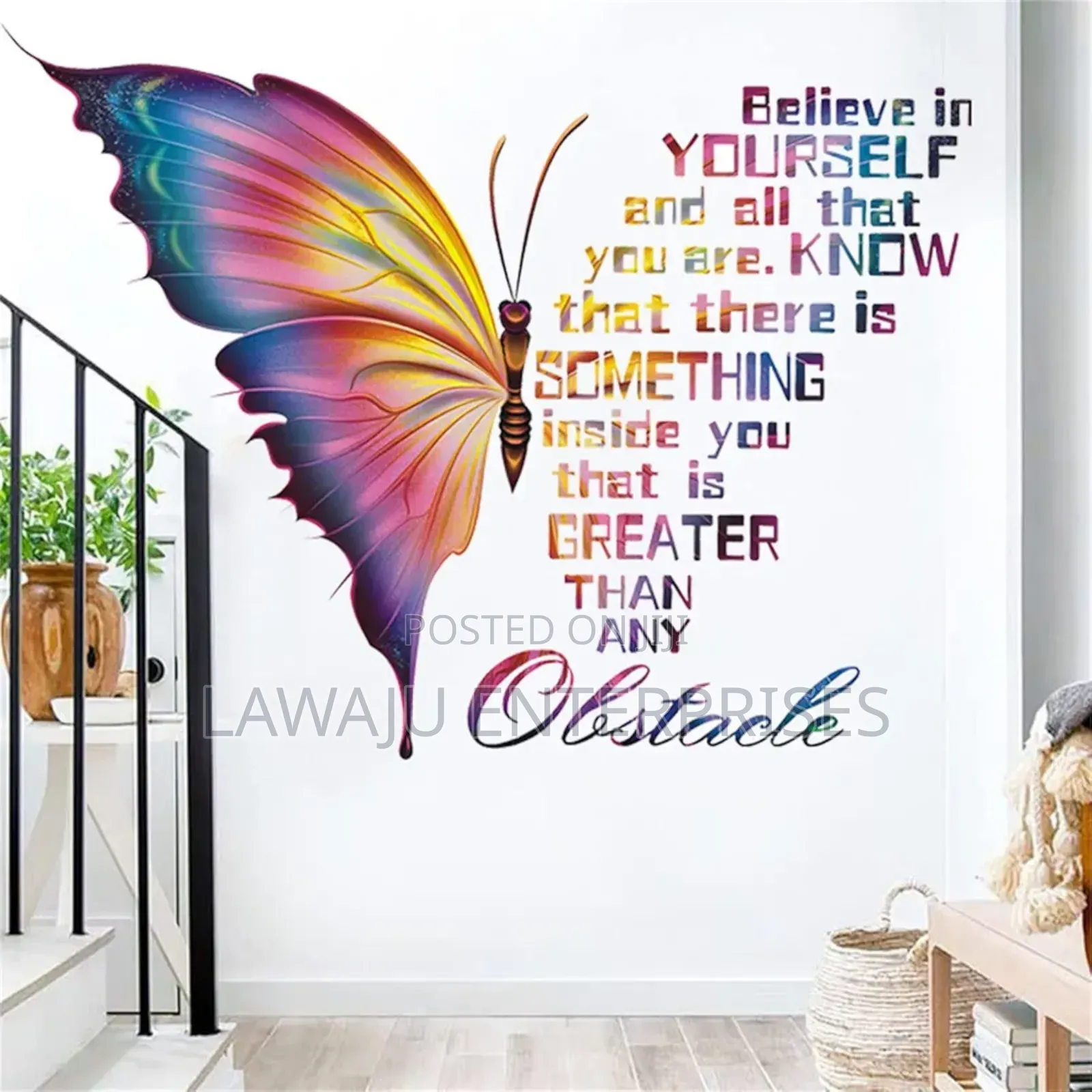 Butterfly Inspirational Wall Sticker