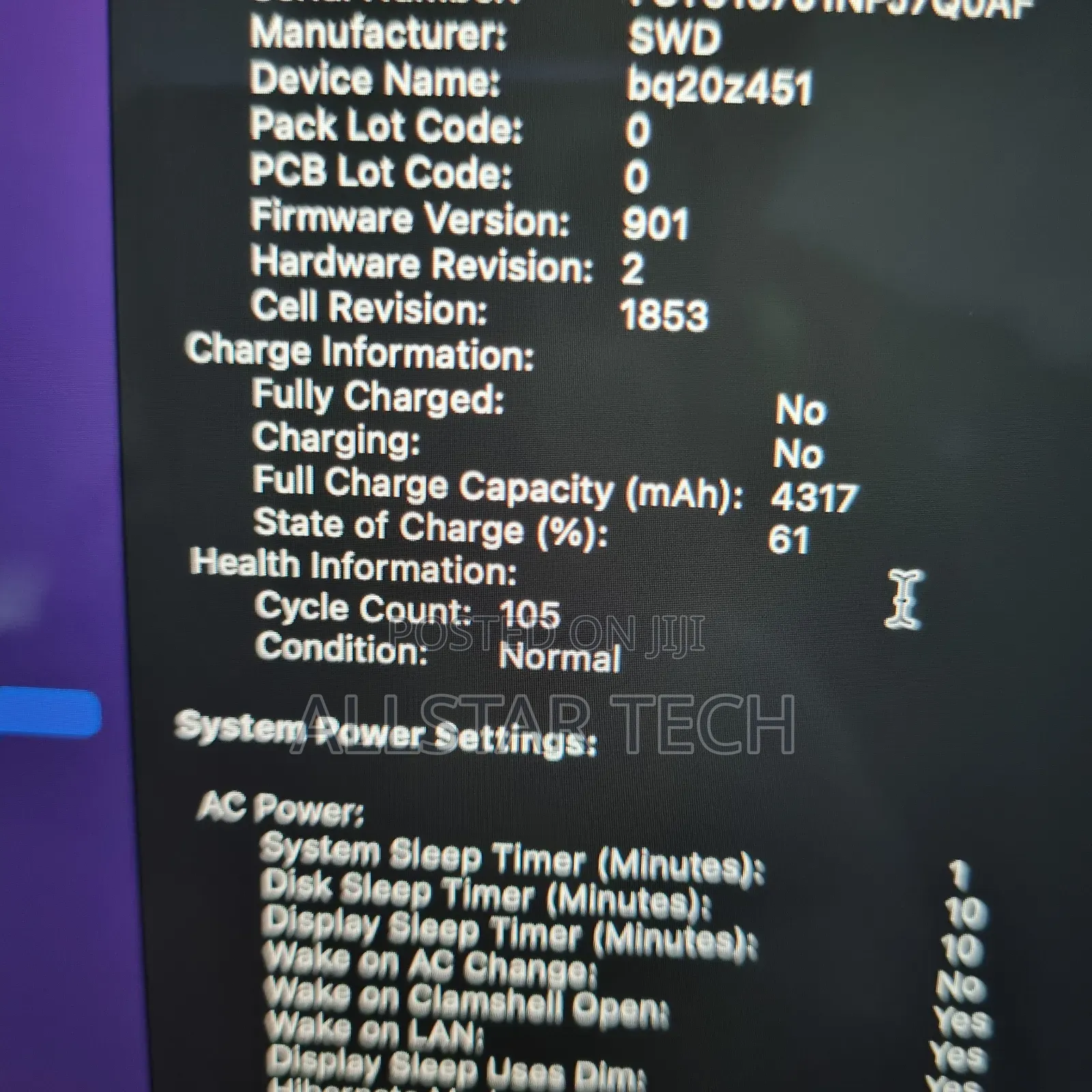 Laptop Apple MacBook Pro 2018 16GB Intel Core I7 SSD 1T
