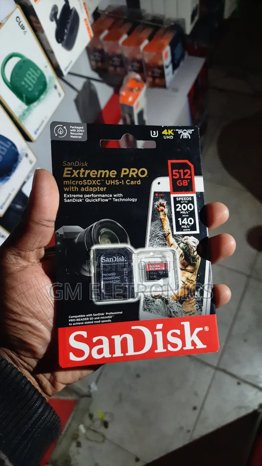 512gb Sandisk Extreme Pro Micro Sd Card.