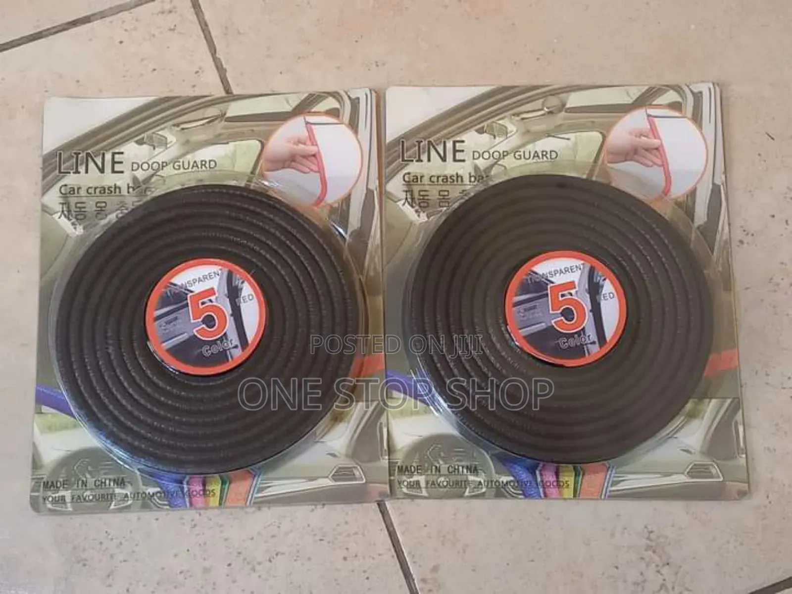 5m Car Black Door Edge Guards