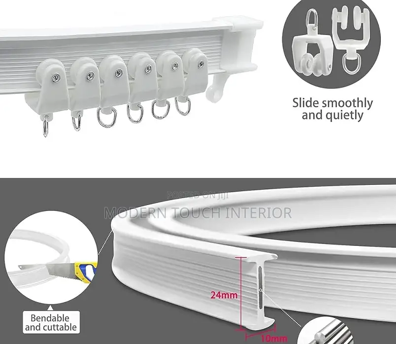 PVC Bendable Curtain Track