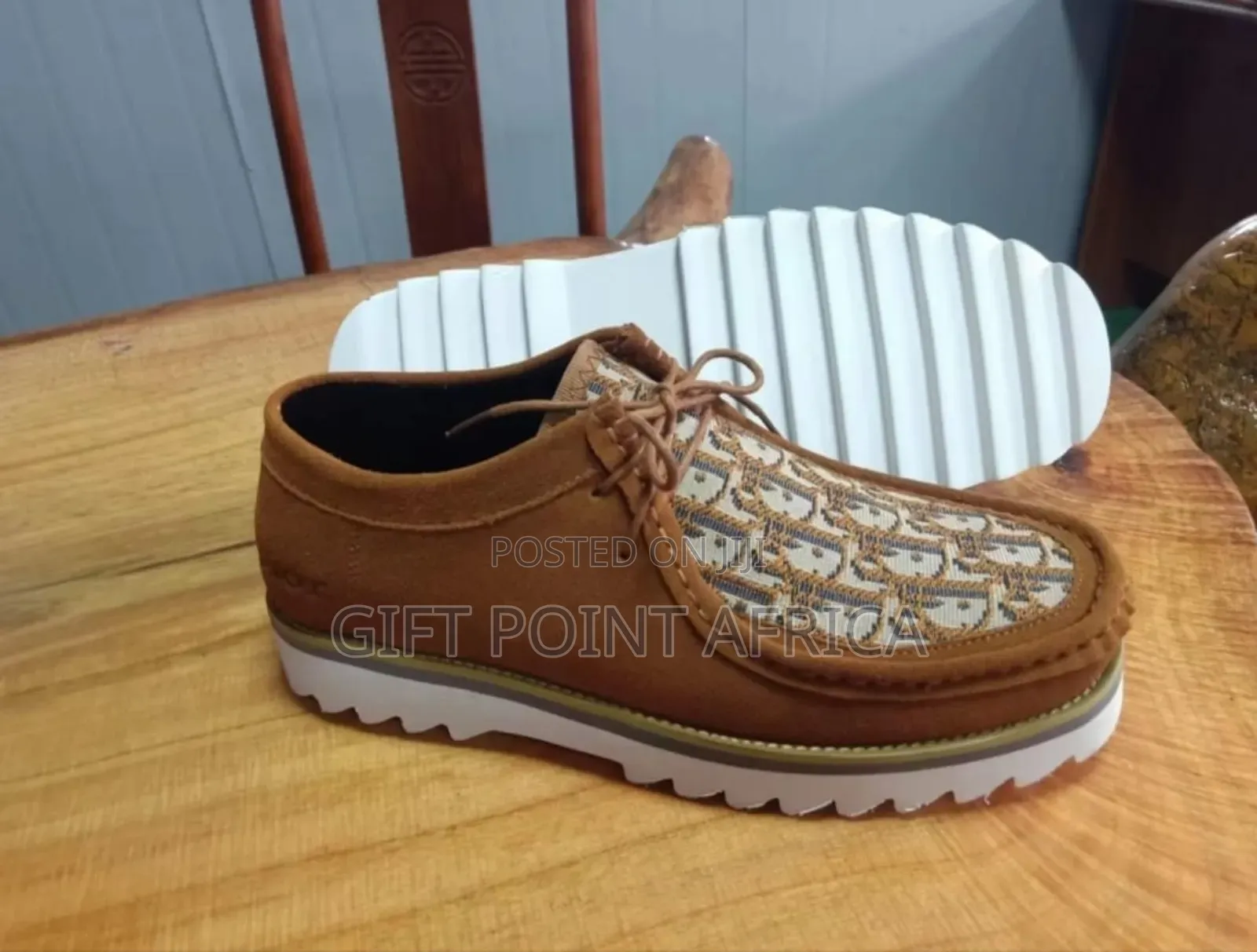 Brown Clarks Dior Casual Shoes for Men