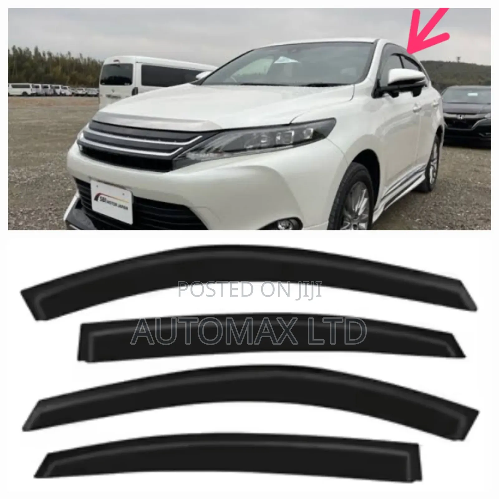 Toyota Harrier, Yr2015+ Wind Breakers/ Wind Visors