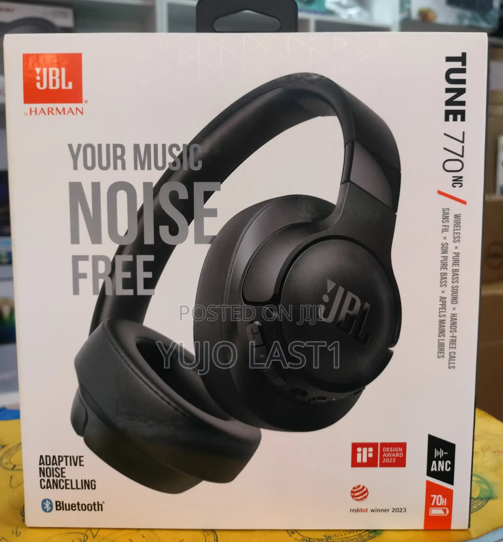 JBL Tune 770nc Adaptive Noise Cancellation Up to 70hrs