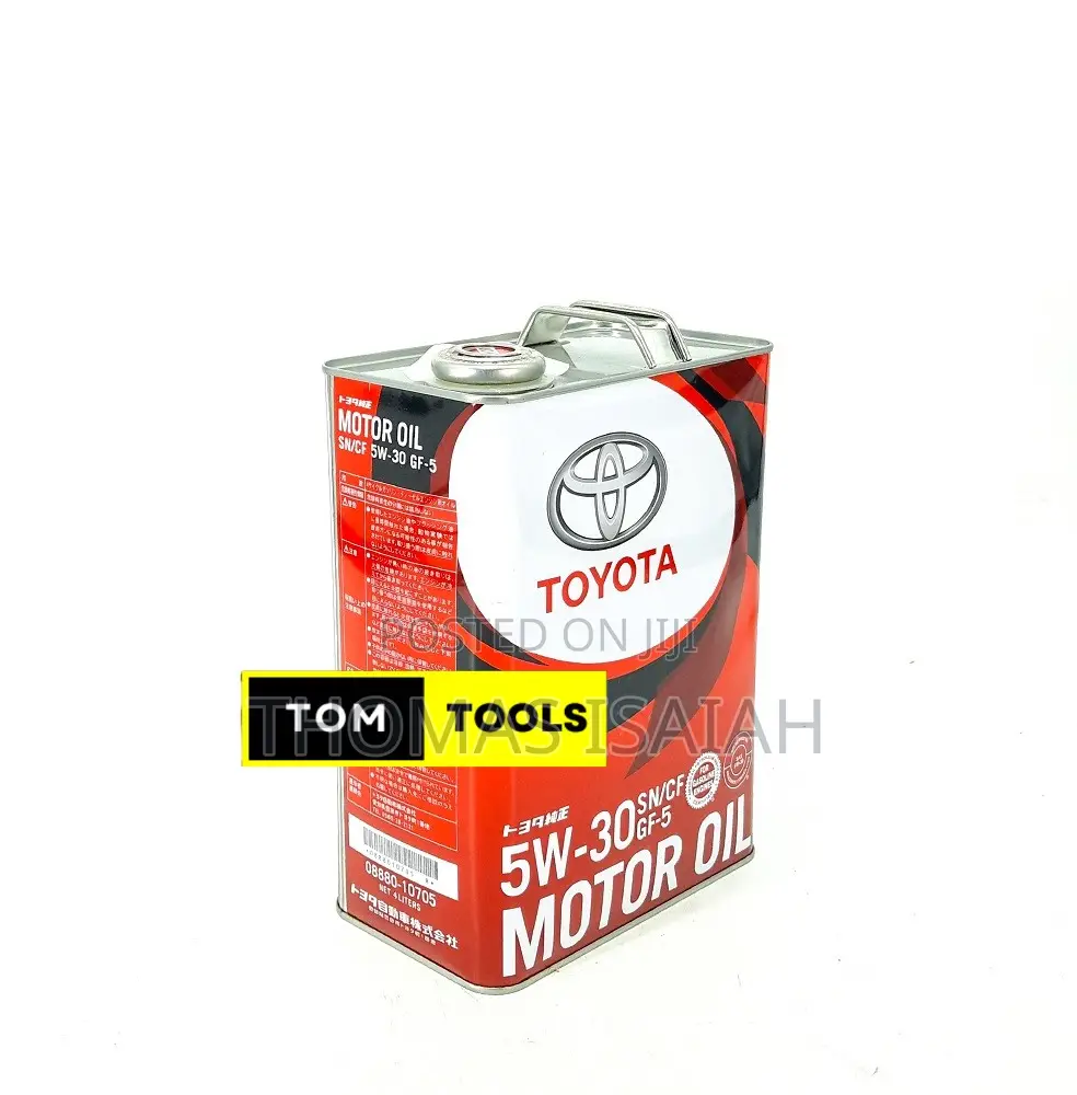 Toyota Sn Cf Gf-5 Sae 5w-30 Fully Synthetic Engine Oil 4L