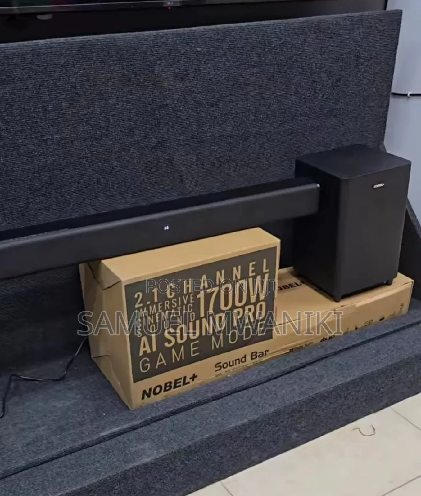 Nobel Plus Soundbar Nbv8 2.1ch 1700w Pmpo Surround Sound