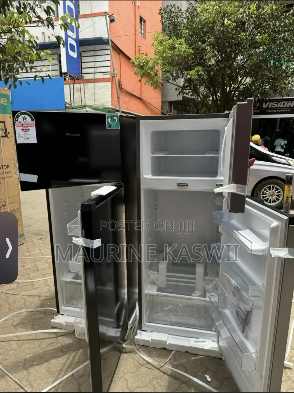 Hisense 120 Liters Double Door Fridge Top Freezer