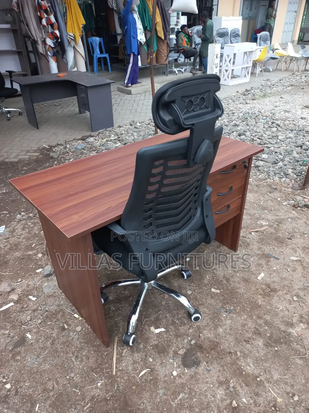 Office Desk and Office Chair