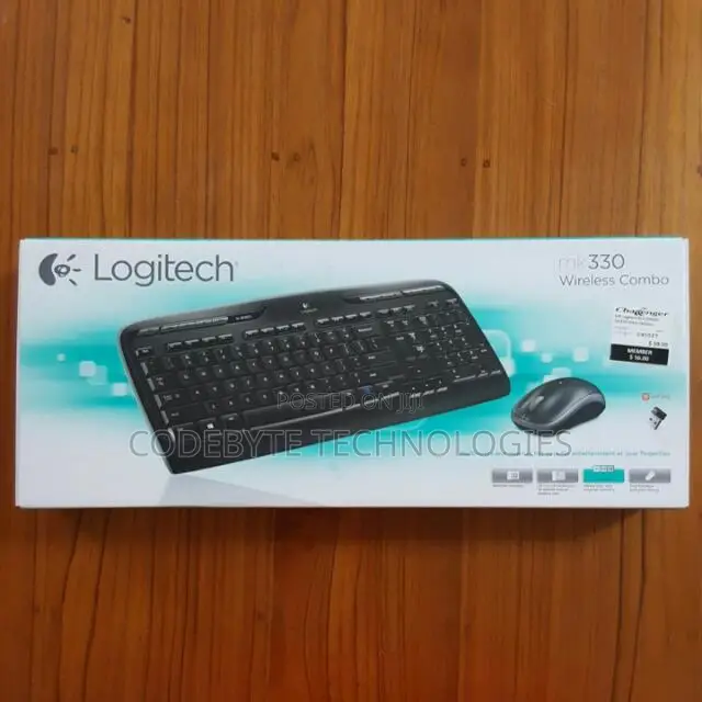 Logitech Mk330 Wireless Keyboard and Mouse Combo^ Mk330