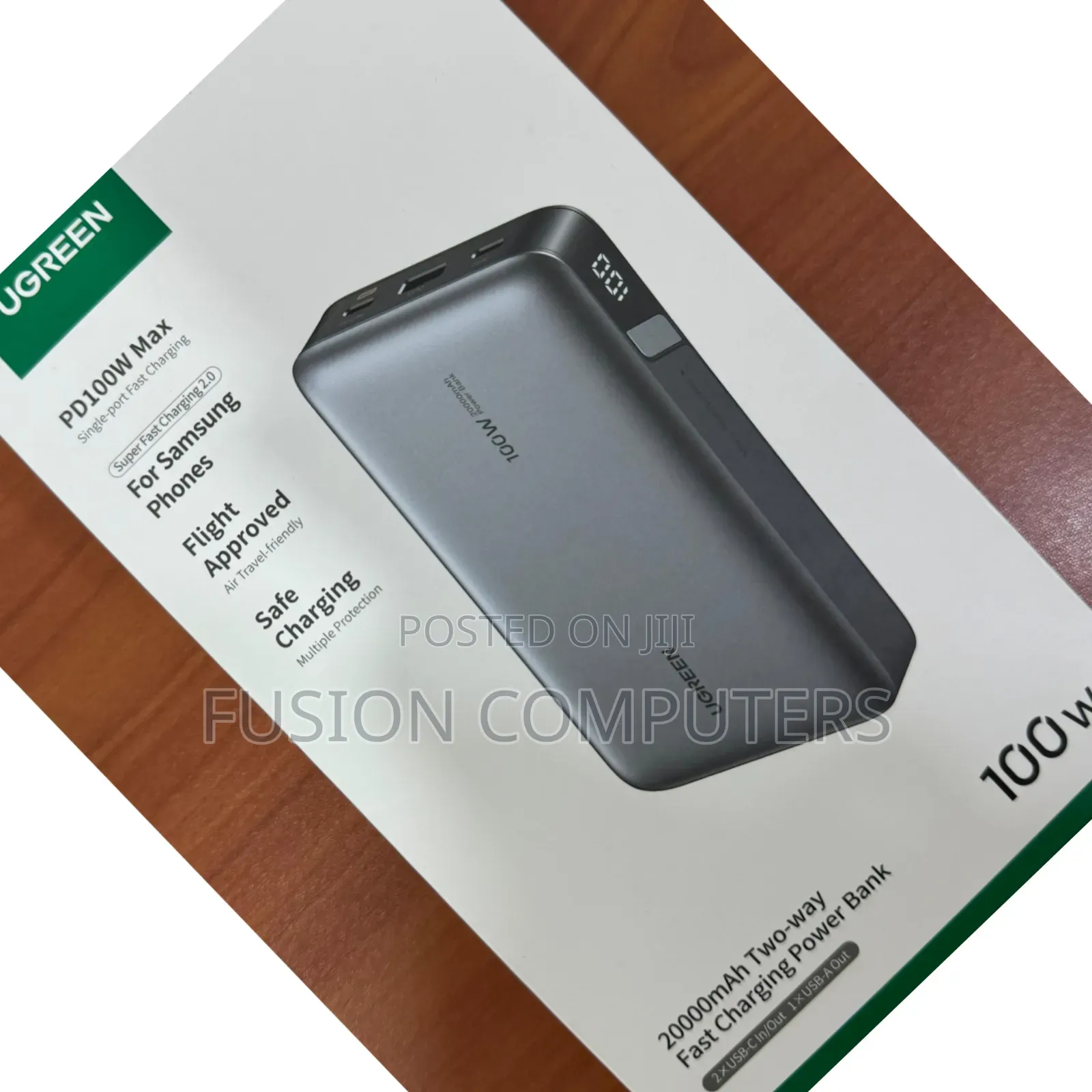 UGREEN 20000mah Two-Way Fast Charging Power Bank – PB720