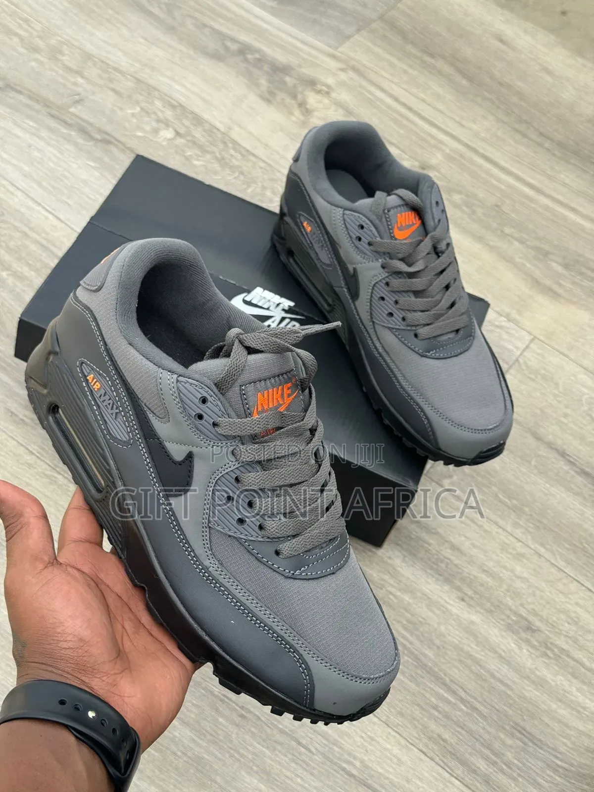 Gray Nike Air Max 90 Unisex Sneakers