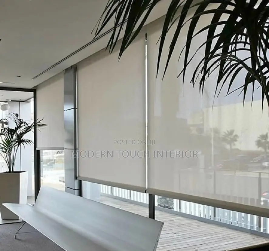 White Sunscreen Horizontal Blinds