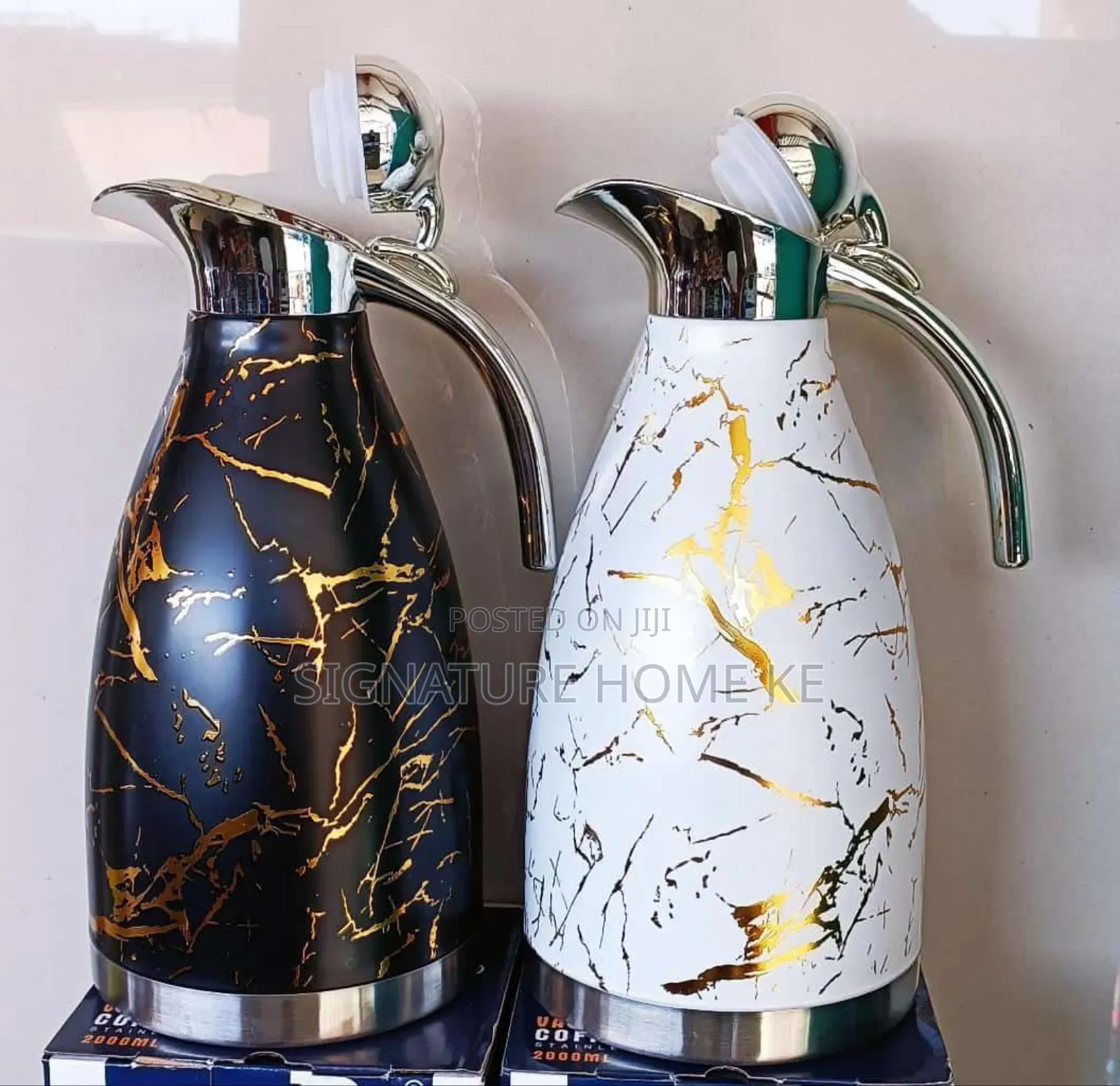 2L Marble Flask