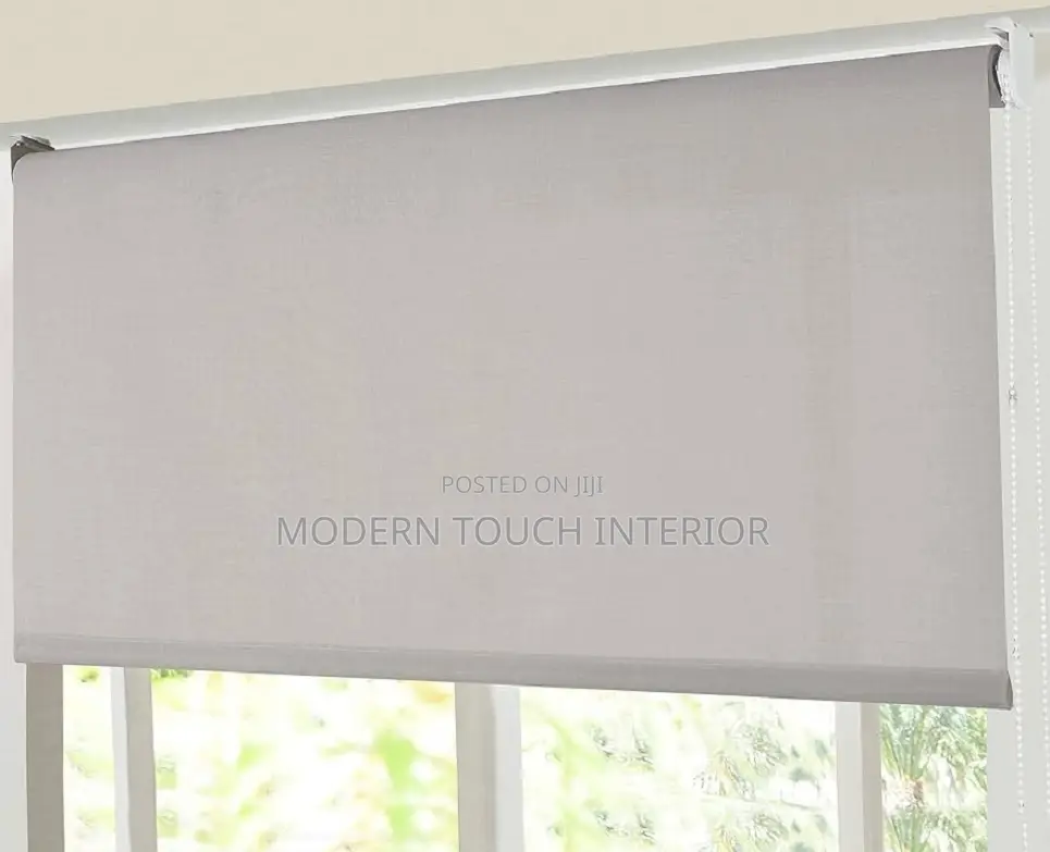 White Sunscreen Window Blinds