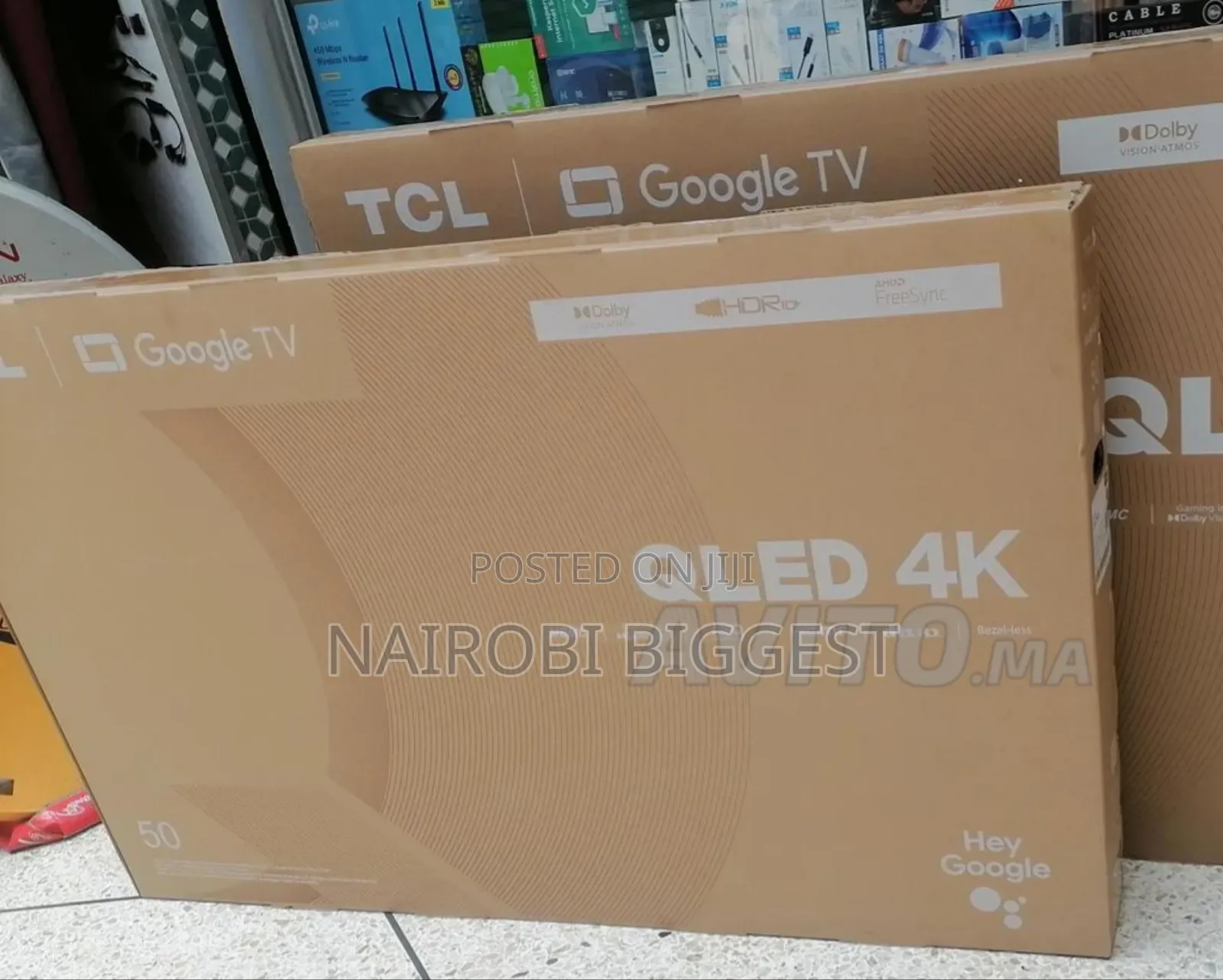 Tcl 55" Google 4k Frameless Television
