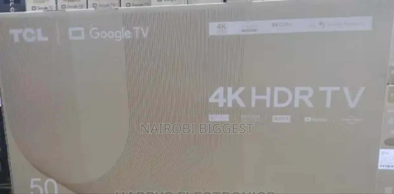 Tcl 50" Inches Hdrt 4k Resolution Television