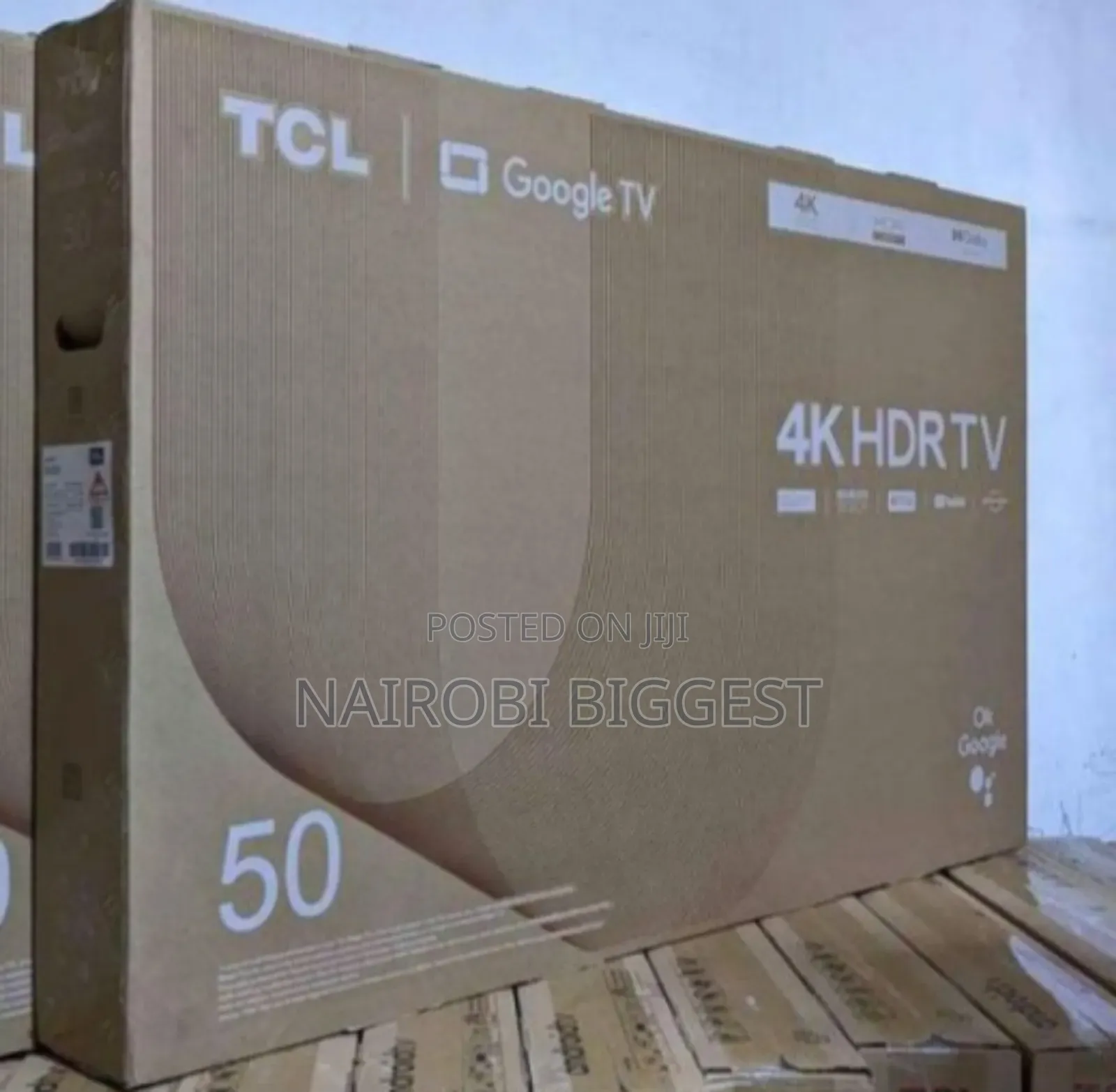 Tcl 50" Best 4k Resolution Google Frameless Television