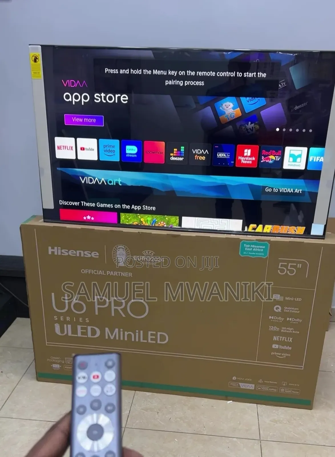 Hisense 55" Uled Pro Mini-Led Tv 55u6n
New Model 2024