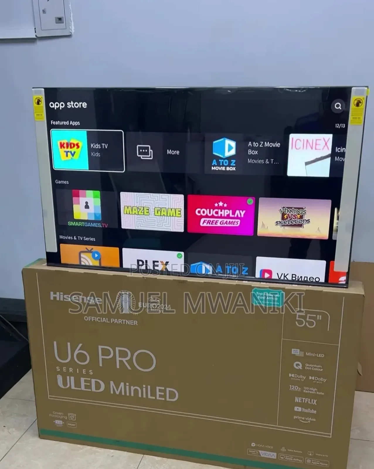 Hisense 55" Uled Pro Mini-Led Tv 55u6n
New Model 2024