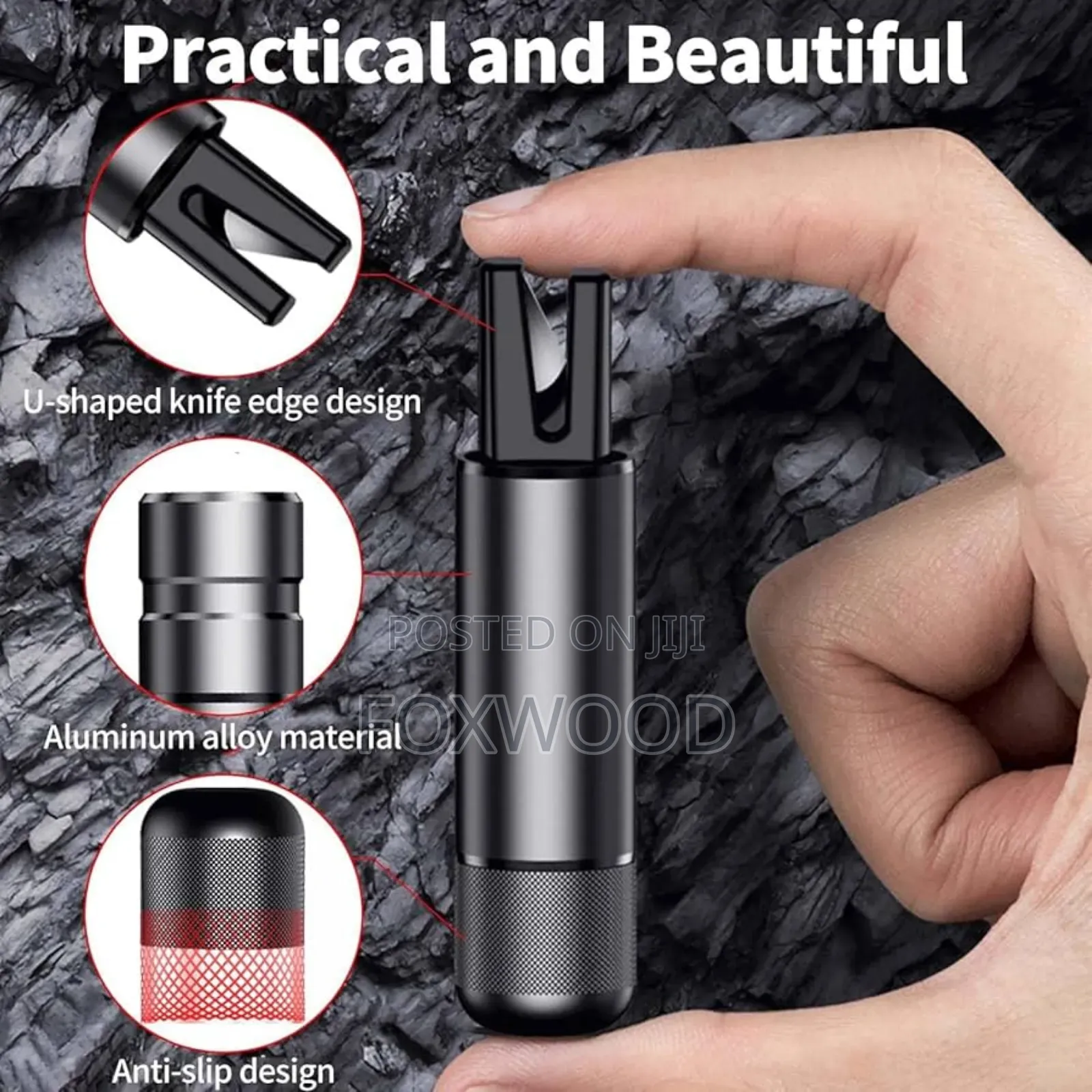 2in1 Safety Hammer + Belt Cutter Car Glass Breaker