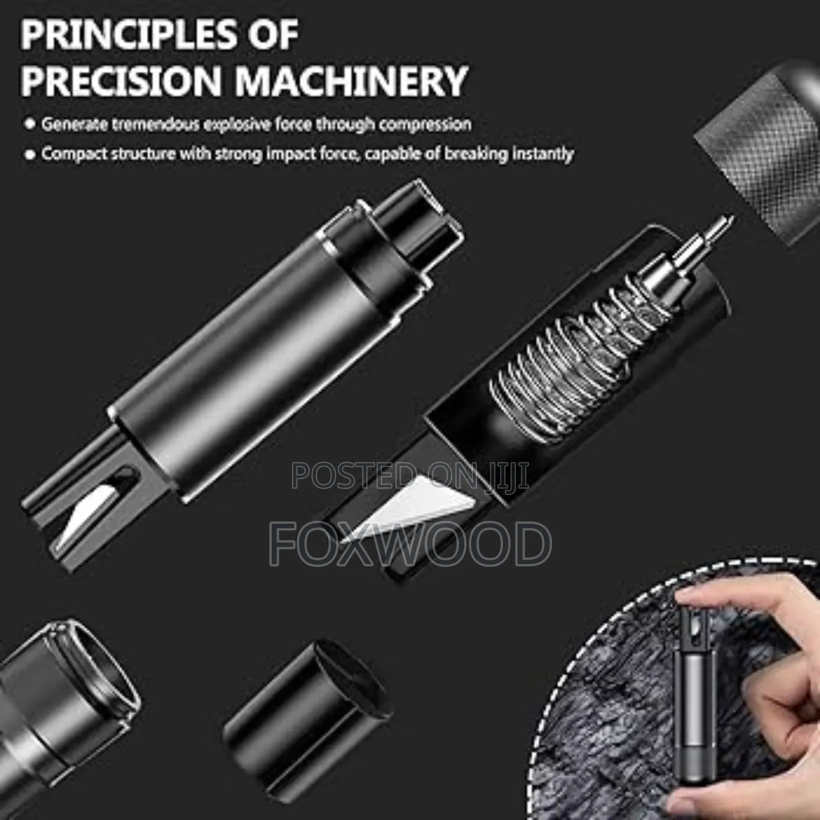 2in1 Safety Hammer + Belt Cutter Car Glass Breaker