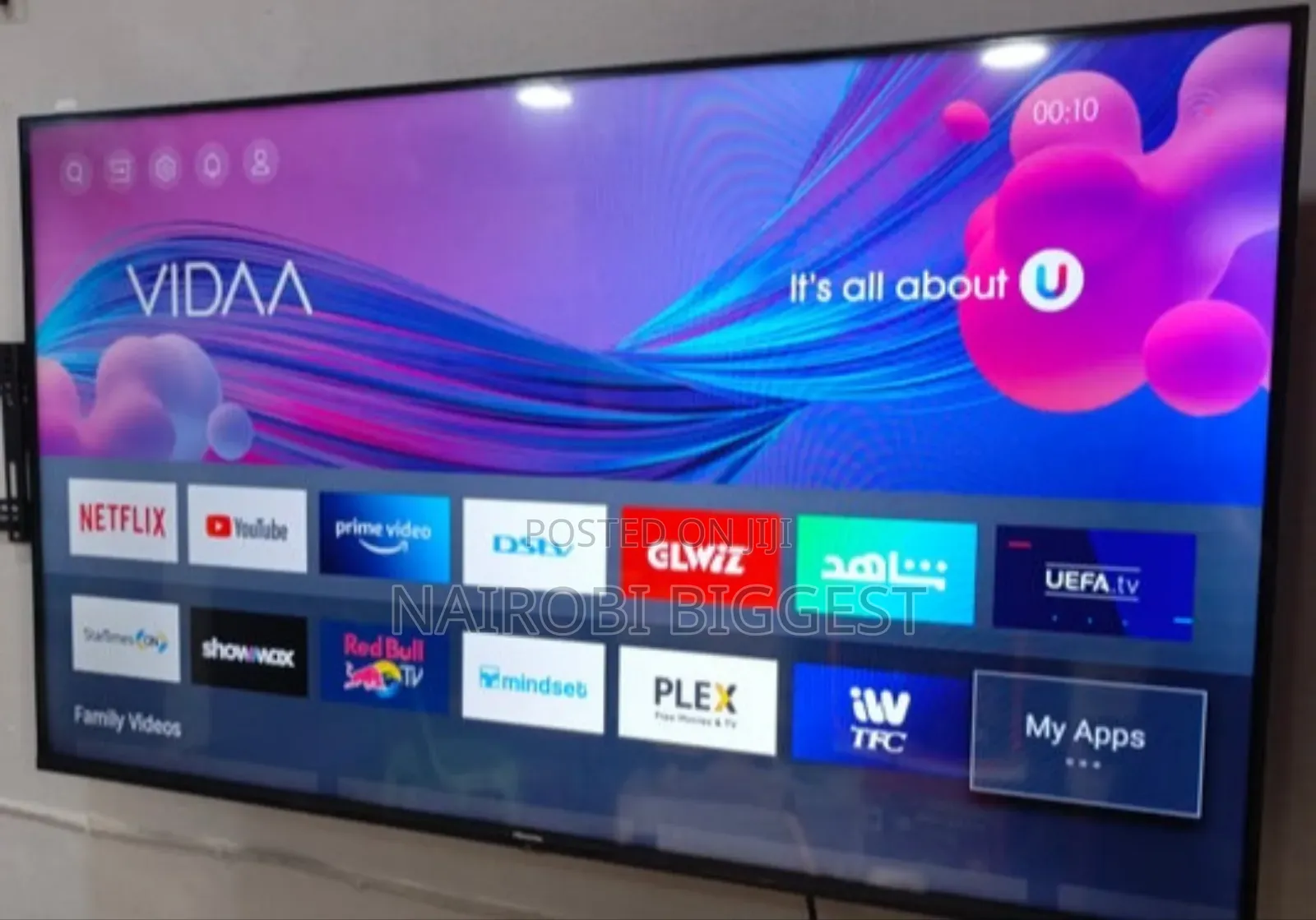 Vision 50" Tv Frameless Vidaa