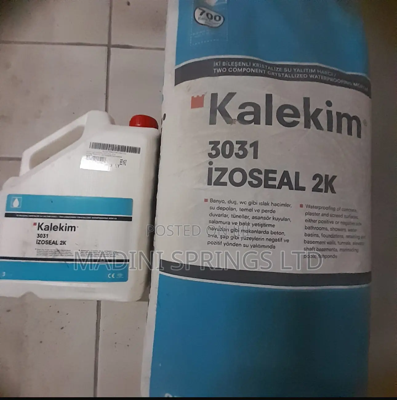 Izoseal 3031 Waterproofing(Waterproofing Slurry 25kgs+3l)