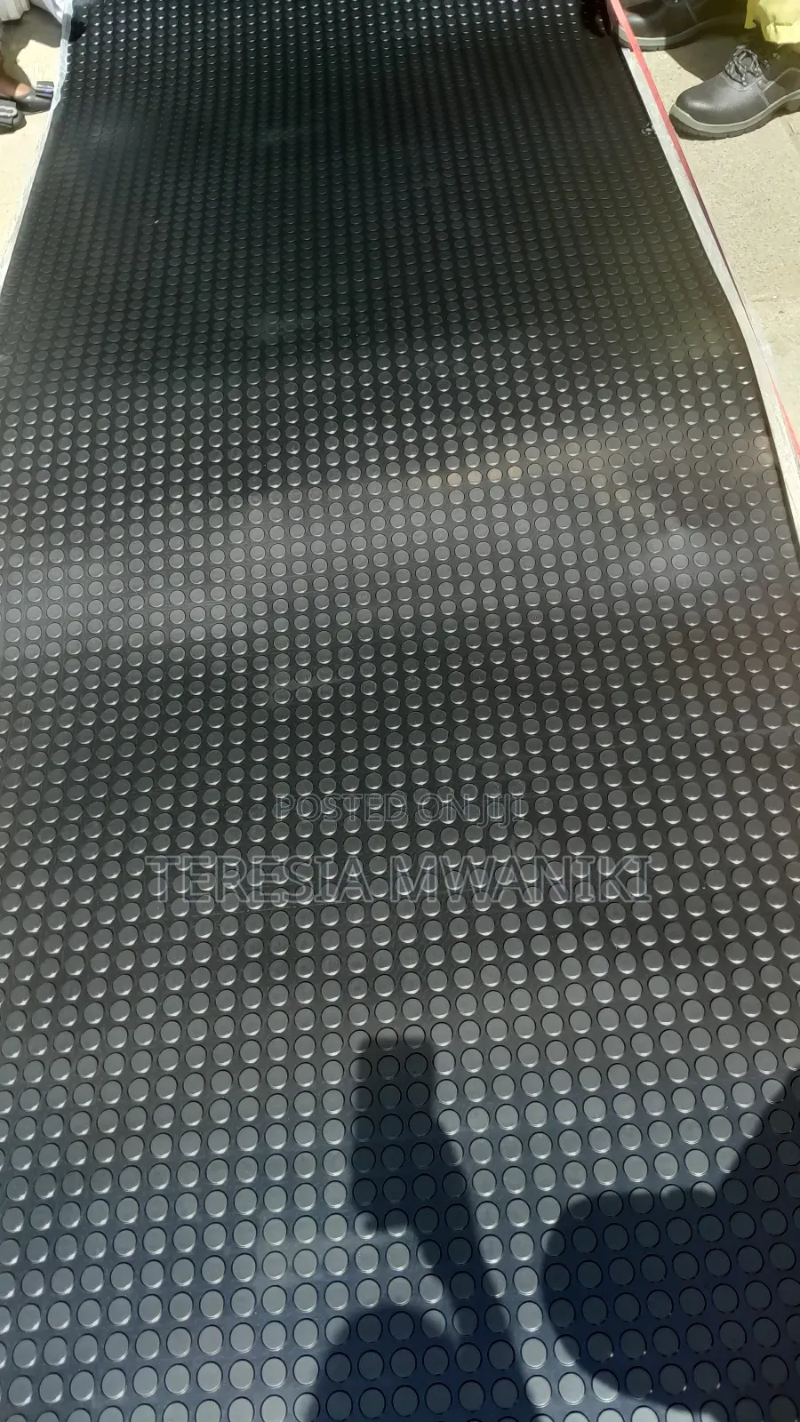 Anti Slip 3mm Black (Coin Stud Mat for Garage)