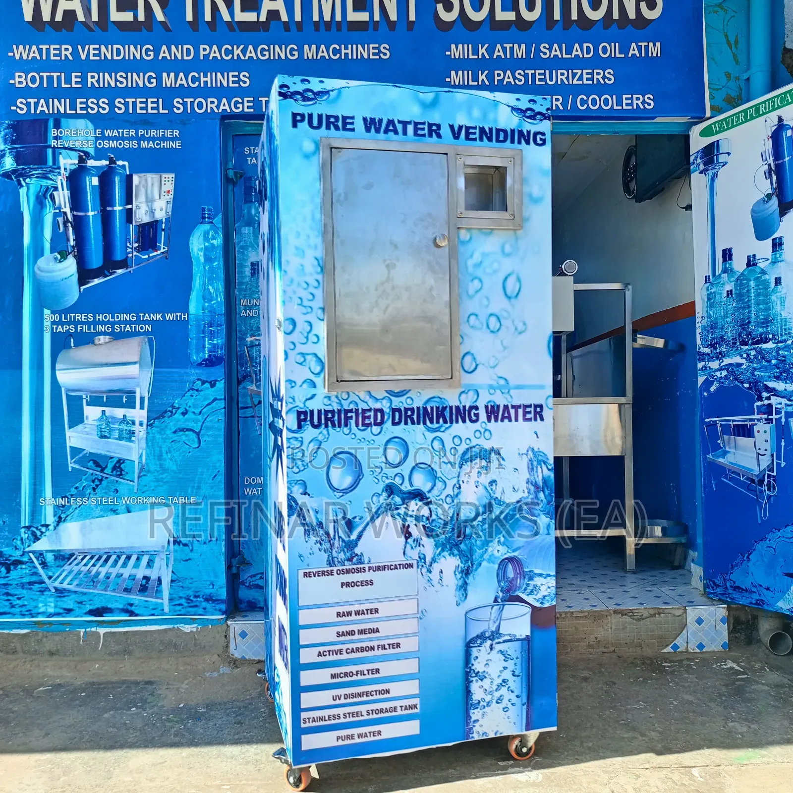 Simple Steps to Start a Water Purification /Vending Business