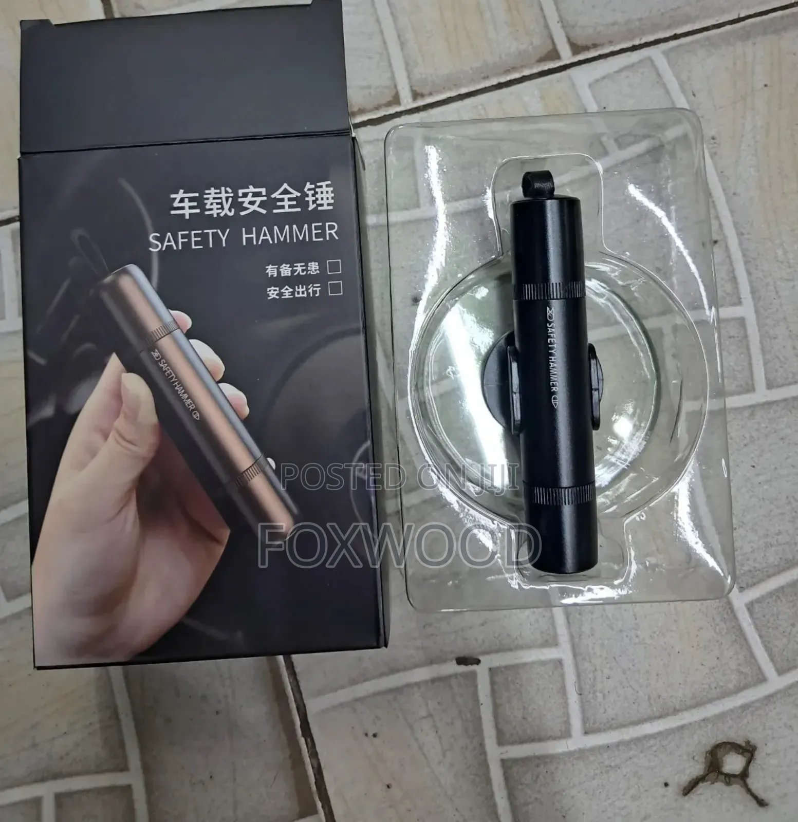 2in1 Safety Hammer + Belt Cutter Car Glass Breaker