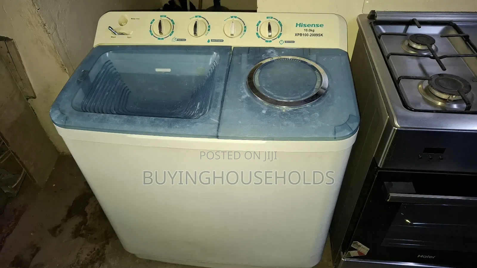 Hisense 10kg Twin Tub Washing Machine