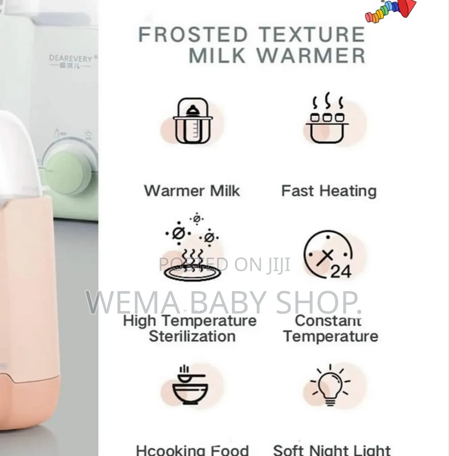 Multipurpose Electric Bottle Warmer/Steriliser