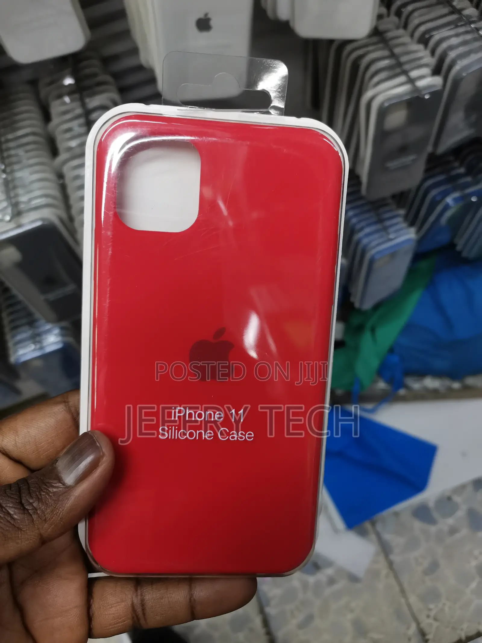 Red Silicon Case for iPhone 11