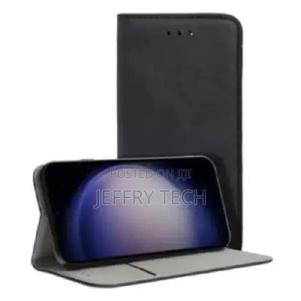 Leather Flip Cover Case for Samsung A53 4g Black