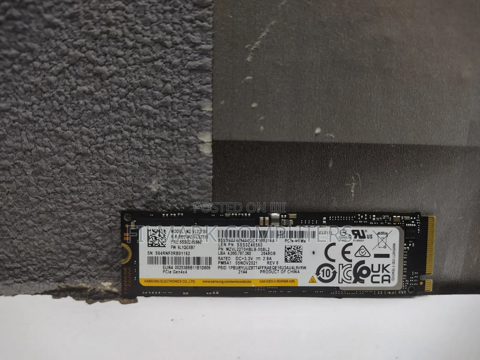 Samsung 2tb M.2 SSD Pm9a1 Pcie Nvme SSD Mzvl22t0hblb-00b00