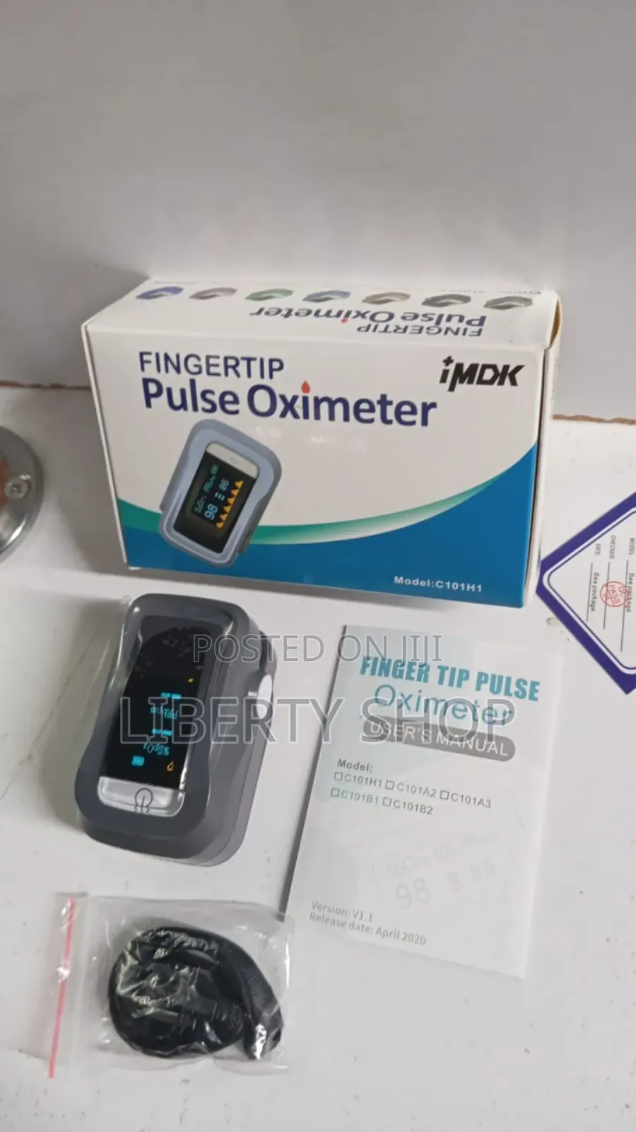 Pulse Oximeter " Fingertip Pulse Oximeter